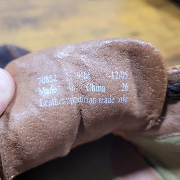 Clarks Men Brown Leather Lace Up Oxford Dress Shoes Size 9.5M 70852 - Picture 8 of 9